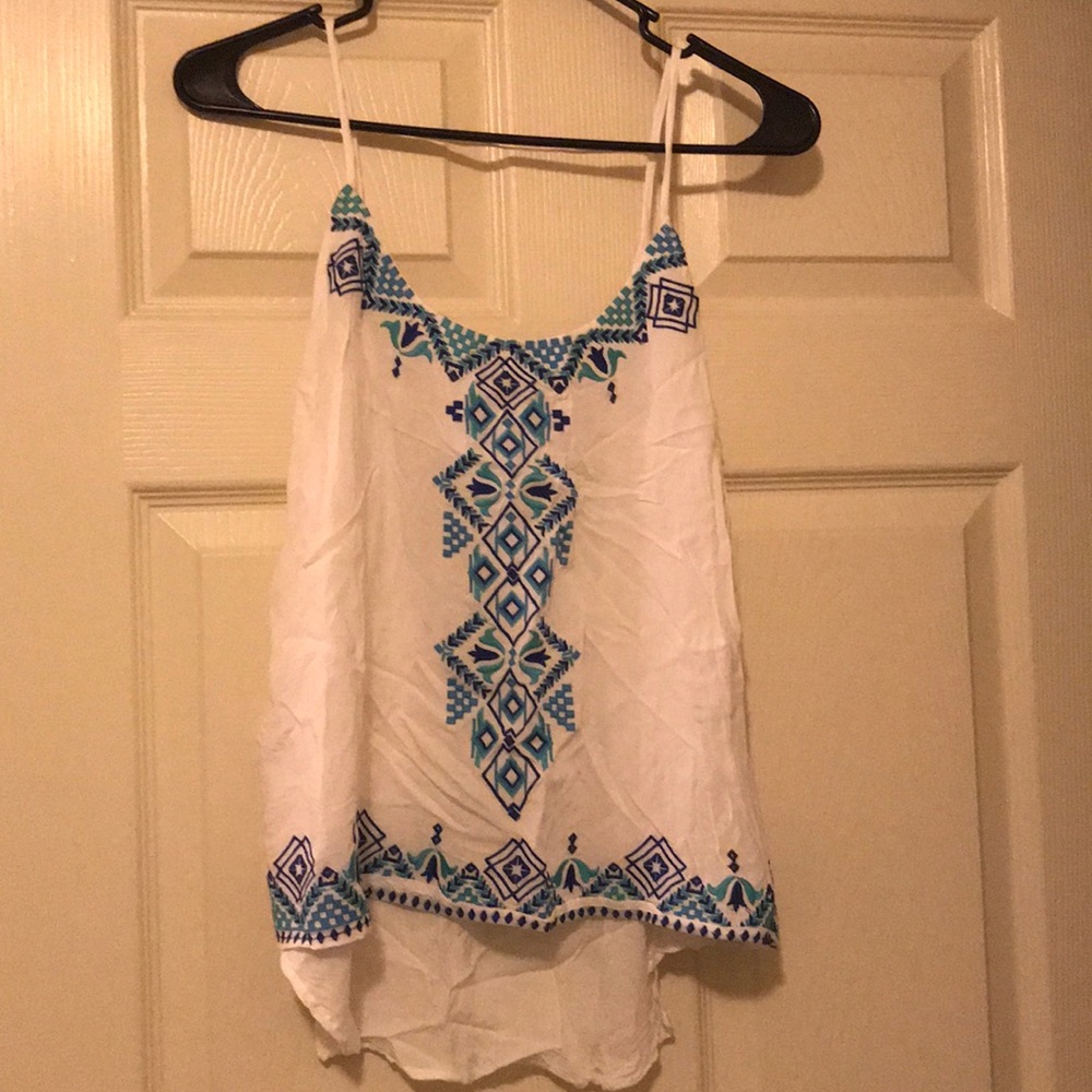 White tank top
